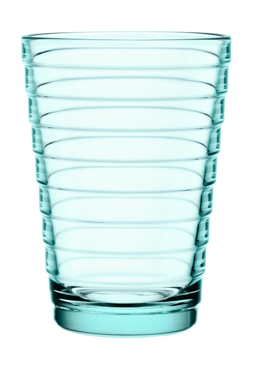Iittala 2er Set Trinkglas 33cl Aino Aalto water green von Iittala