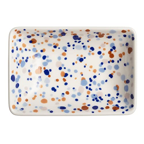 Iittala A7 Platte in der Farbe: blau-braun aus Porzellan hergestellt, gefrierfest, mikrowellengeeignet, spülmaschinenfest/-geeignet, Maße: 7x10 cm, 1065514 von Iittala