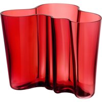 Iittala - Aalto Vase Savoy 160 mm, cranberry rot von Iittala