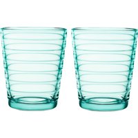 Iittala - Aino Aalto Glasbecher 22 cl, wassergrün (2er-Set) von Iittala
