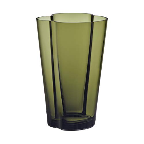 Aalto vase 220mm Moss Green von Iittala