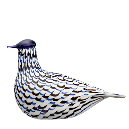 Iittala Birds by Toikka Vogel-Figur aus mundgeblasenem Glas in der Farbe Blau, Maße: 21,5cm x 10,5cm x 13cm, 1066943 von Iittala
