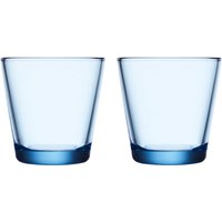 Iittala - Kartio Trinkglas 21 cl, aqua (2er-Set) von Iittala