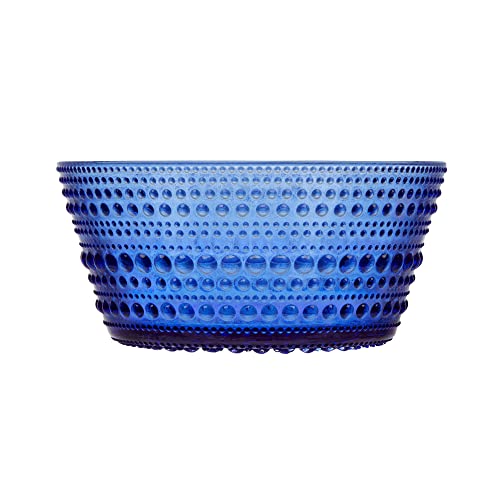 Iittala Kastehelmi Schale in der Farbe: ultramarinblau, aus Glas hergestellt, Fassungsvermögen: 230 ml, 1066655 von Iittala
