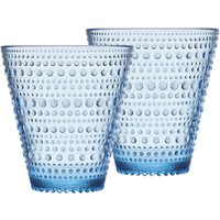 Iittala - Kastehelmi Trinkglas 30 cl, aqua (2er-Set) von Iittala