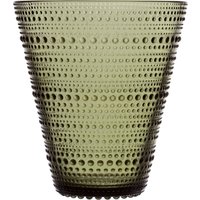 Iittala - Kastehelmi Vase 154 mm, moosgrün von Iittala