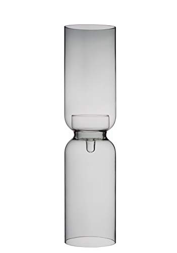 Iittala Kerzenhalter Lantern Glas grau, 60cm von Iittala