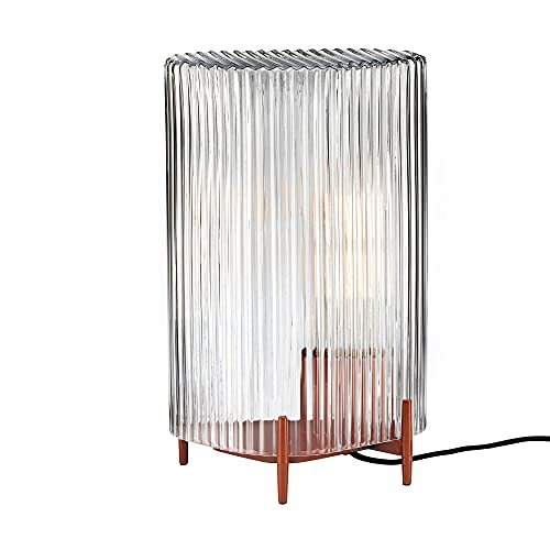 Iittala Lampe, Klar, Terracotta/Pulverbeschichtet, BxH 20,5x34cm/mit Schalter von Iittala