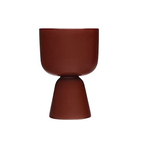 Iittala Nappula Blumentopf aus Keramik in der Farbe Braun, Maße: 15,5cm x 15,5cm x 23cm, 1059793 von Iittala