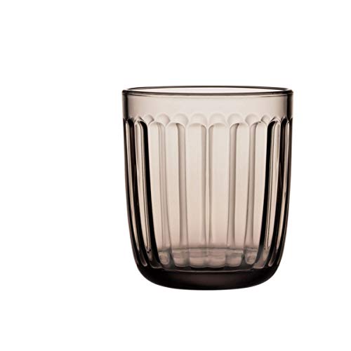 Iittala Raami - Glas/Wasserglas/Saftglas - Glas/strukturiert - Leinen - 26cl - spülmaschinengeeignet - 1 Stück! von Iittala