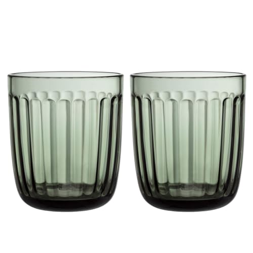 Iittala - Raami Trinkgläser 26 cl, tannengrün, 2er Set von Iittala