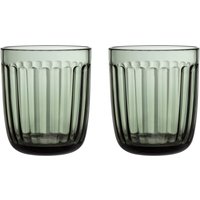 Iittala - Raami Trinkglas 26 cl, tannengrün (2er-Set) von Iittala