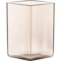 Iittala - Ruutu Glas-Vase, 115 x 140 mm, leinen von Iittala