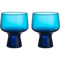 Iittala - Solare Kelchglas, 0,29 l, electric blue (2er-Set) von Iittala