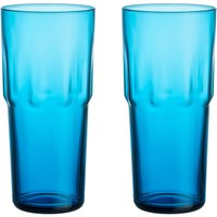 Iittala - Solare Trinkglas, 0,39 l, electric blue (2er-Set) von Iittala