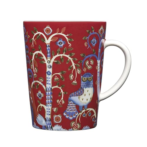 Iittala 1012483 Taika Tasse 0,4L, rot, Porzellan Iittala 1012483 Taika Tasse 0,4L, rot, Porzellan von Iittala