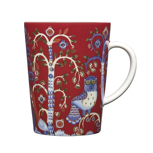 Iittala 1012483 Taika Tasse 0,4L, rot, Porzellan von Iittala