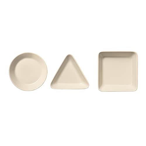 Iittala Teema Mini-Servierset Leinen 3-teilig aus Porzellan in der Farbe Beige, Maße: 13,4cm x 40,3cm x 4,8cm, 1062401 von Iittala