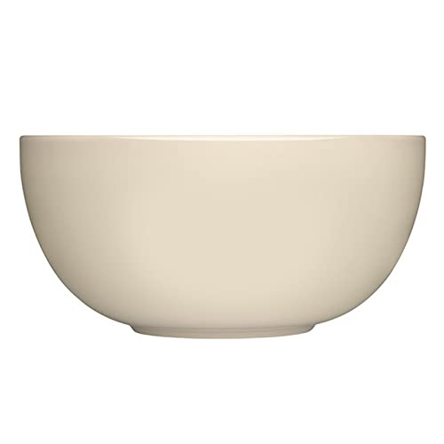 Iittala Teema Schale aus Porzellan, in der Farbe: Leinen, Kältebeständig, Mikrowellen-, Backofen- & Spülmaschinengeeignet, Fassungsvermögen: 3.4l Maße: 23.9 x 11.5 cm, 1062242 von Iittala