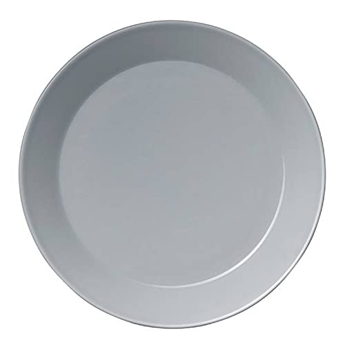 Iittala Teema Teller aus Porzellan in der Farbe Pearl Grau, Maße: 26cm x 26cm x 3,3cm, 1005891 von Iittala