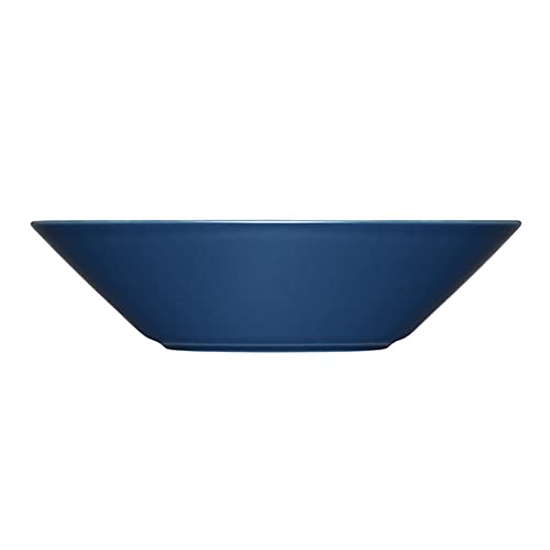 Iittala Teema Tiefer Teller aus Porzellan in der Farbe Vintage Blau, Maße: 21,6cm x 21,6cm x 5,5cm, 1061238 von Iittala