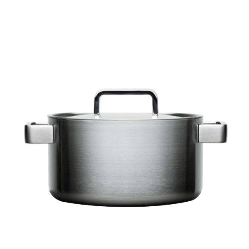 Iittala Tools - Kochtopf mit Deckel - 4,0 l - Gebürsteter Edelstahl von Iittala