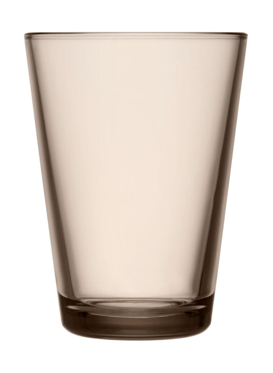 Iittala 2er Set Trinkglas 40cl Kartio linen von Iittala