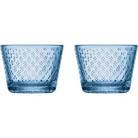 Iittala - Tundra Trinkglas 16 cl, aqua (2er-Set) von Iittala