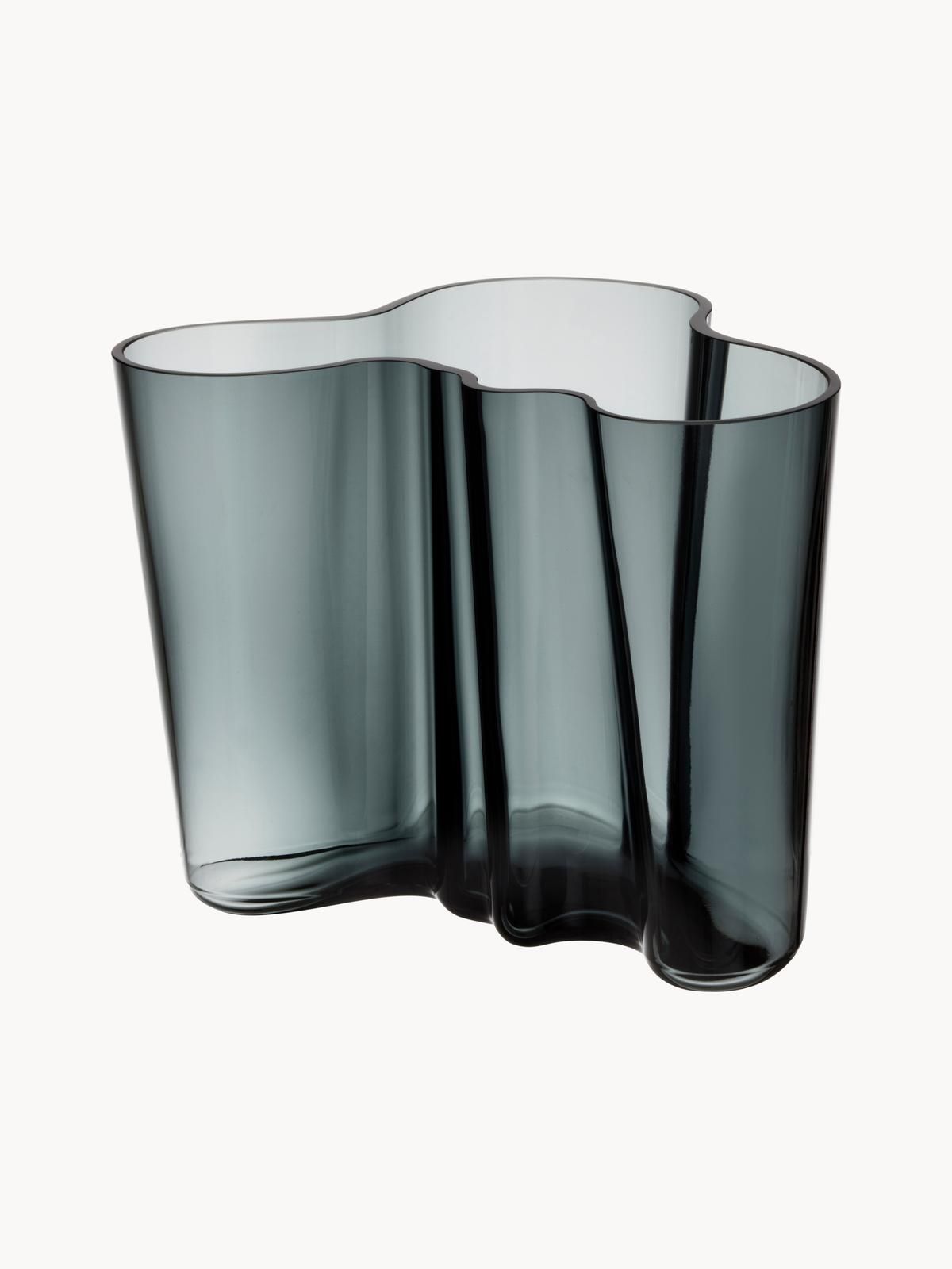 Mundgeblasene Vase Alvar Aalto, H 16 cm von iittala