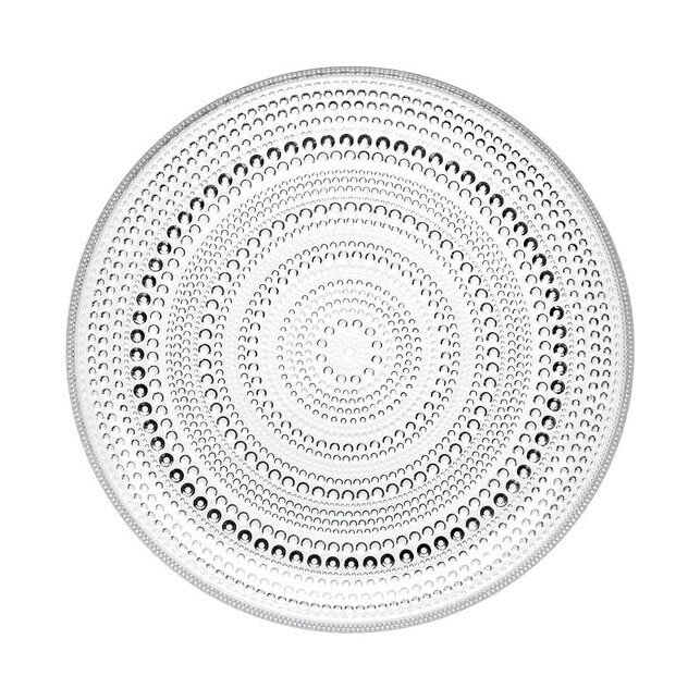 Teller 24,8 cm Kastehelmi klar von Iittala