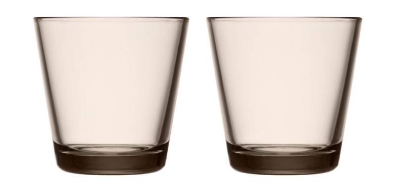 Trinkglas 2er-Set 0,21 l Kartio Linen von Iittala