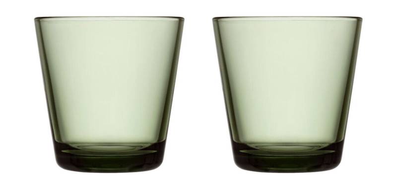 Trinkglas 2er-Set 0,21 l Kartio Tannengrün von Iittala