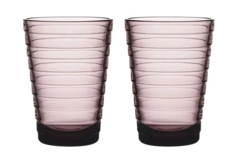 Trinkglas 2er-Set 0,33 l Aino Aalto Violett von Iittala