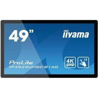 Iiyama ProLite TF4939UHSC-B1AG Signage Touch Display 124,5 cm (49 Zoll) 4K-UHD, IPS-Panel, 500cd/m², 24/7, LAN von Iiyama