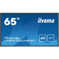 Iiyama Ultra Slim Line LH6570UHB-B1 Signage Display 164 cm (64,5 Zoll) 4K UHD, VA-Panel, 700 cd/m², 24/7, Android von Iiyama