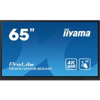 TE6512MIS-B3AG display de signage Design de kiosk 165,1 cm (65') lcd Wifi 400 cd/m² 4K Ultra hd Schwarz Touchscreen Integrierter Prozessor Android 11 von Iiyama