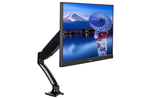 iiyama DS3001C-B1 Monitorhalterung mit Gasdruckfederarm für Displays bis 27 Zoll und maximal 5kg, schwarz von iiyama