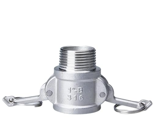 IkErna 1 Stück 1/2" 3/4" 1" Edelsta304 Gartensprinkler-Adapter Mit Schnellkupplung Für Schlauchpumpen/B/1-1/4" IkErna 1 Stück 1/2" 3/4" 1" Edelsta304 Gartensprinkler-Adapter Mit Schnellkupplung Für Schlauchpumpen/B/1-1/4" von IkErna