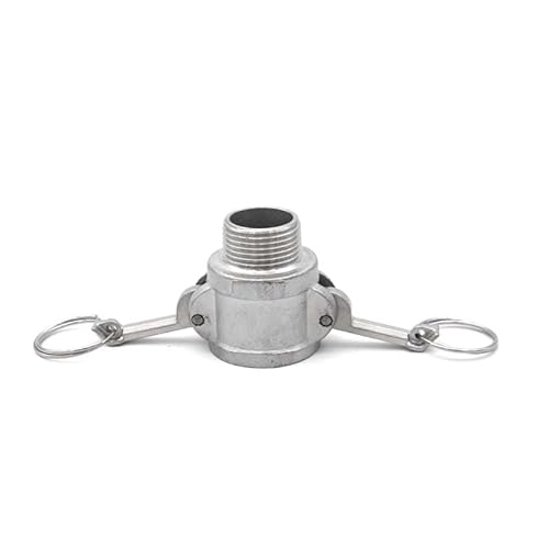 IkErna 1 Stück 1/2" 3/4" 2" - 4" Bsp 304 Edelstaweiblich Männlich Camlock Fitting Adapter Schnellkupplung Für Schlauchpumpe Homebrew/B Type/2" von IkErna