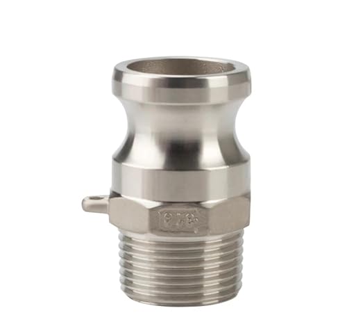 IkErna 1 Stück A-Dp-Typ Homebrew Camlock-Adapterkupplungen Mpt Fpt X Schlauchanschluss Edelsta304 Typ a B C D E F Dc Dp/F Type/1-1/2" von IkErna