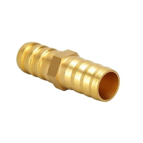IkErna 1 Stück Fittings, Kupfer-Pagode, Luft-Kraftstoff-Wasserrohr, Messing-Rohrverbinder, Steckmuffen-Adapter Für 6–12 Mm/2 Way/Od 8 Mm von IkErna