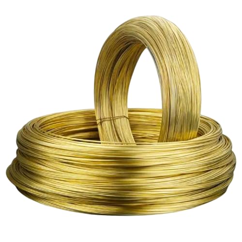 IkErna 10 M Messing Draht Messing Solid Draht Messing 0,3-1 Mm Durchmesser Für Industrielle Diy-Kunsthandwerksprojekte/0.8Mm IkErna 10 M Messing Draht Messing Solid Draht Messing 0,3-1 Mm Durchmesser Für Industrielle Diy-Kunsthandwerksprojekte/0.8Mm von IkErna