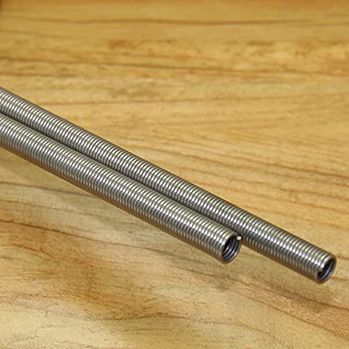 IkErna 2 Stück Spiralzugfedern, 1 Meter, Kleine, Lange Verlängerung Feder, 0,5 Mm Drahtdurchmesser, 2/3/4/5/6/7/8 Mm Außendurchmesser, 1000 Mm (Länge: 0,5 X 8 X 1000 Mm)/0.5 * 4.5 * 1000Mm von IkErna