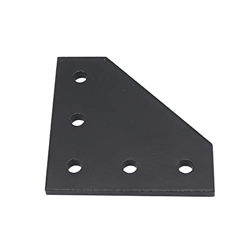 IkErna 2020/3030 With 5 Hole L T Type 90 Degree Joint Board Plate Corner Angle Bracket Connection 1Pc For Aluminum Profile/3030L-5 Black IkErna 2020/3030 With 5 Hole L T Type 90 Degree Joint Board Plate Corner Angle Bracket Connection 1Pc For Aluminum Profile/3030L-5 Black von IkErna