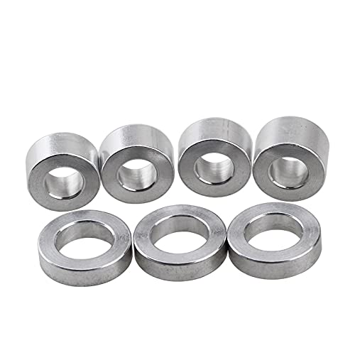 IkErna 20Pcs Aluminum Bushing Gasket M3/M4 M5 M6 M8 Length 1-20Mm Aluminum Flat Washer Gasket Cnc Sleeve No Thread Standoff Spacer/M3*6*L (20Pcs)/Length 2Mm von IkErna