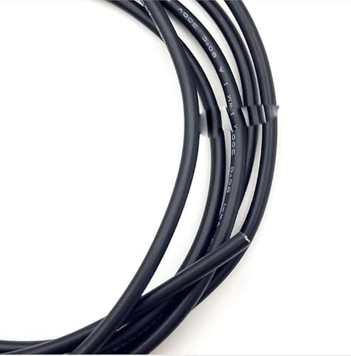 IkErna 26, 24, 22, 20 Awg, 2, 3, 4, 5, 6, 10, 8, 12, 14, 16-Adrig, Pvc-Ummantelter Kupferdraht, Leiter, Elektrisches Wohnmobilkabel, Schwarzer, Weicher Manteldraht (0,5 Mm, 20 Awg, 14 Adern)/0.12Mm 26 von IkErna