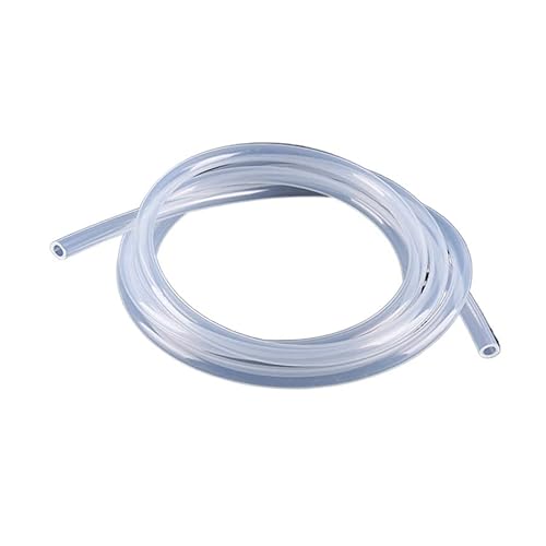 IkErna 3/5 M Lebensmittelechter Transparenter Silikonschlauch, 1 Mm, 1,5 Mm, 2 Mm, 2,5 Mm, 3,0 Mm, 4 Mm Innendurchmesser, Flexibler Silikonschlauch/5Meters/0.5 * 1Mm von IkErna