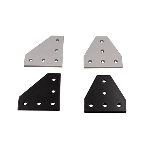 IkErna 5 Hole Black/Silver Joint Board Plate Corner Angle Bracket Connection Joint Strip 2Pcs For 2020 3030 4040 Aluminum Profile/3030L-Black IkErna 5 Hole Black/Silver Joint Board Plate Corner Angle Bracket Connection Joint Strip 2Pcs For 2020 3030 4040 Aluminum Profile/3030L-Black von IkErna