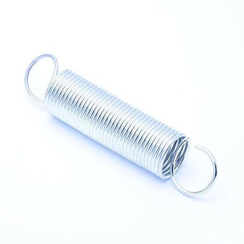IkErna 5 Stück Hell Verzinkte Zugfedern, Drahtdurchmesser 1 Mm, Zugfedern, Drahtdurchmesser 1,0 Mm, Mit Offenem Haken, Außendurchmesser 5–12 Mm, Länge 20–60 Mm/60Mm/5Mm von IkErna