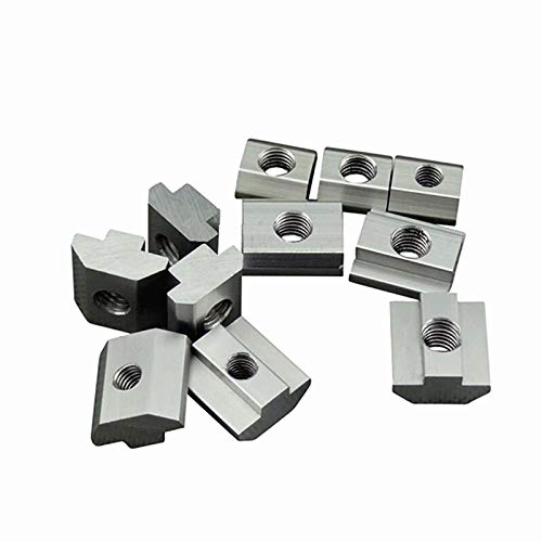 IkErna 5Pcs-30Pcs T Block Square Nuts T-Track Sliding Hammer Nut M3/M4 M5 M6 For Fastener Aluminum Profile 2020/3030/4040/Color/4040-M4 (5Pcs) von IkErna